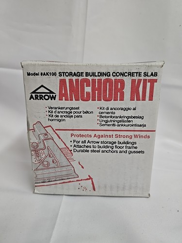 Arrow shed concrete - concrete, anchor