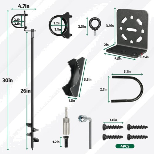 Pack heavy duty ground - 30",