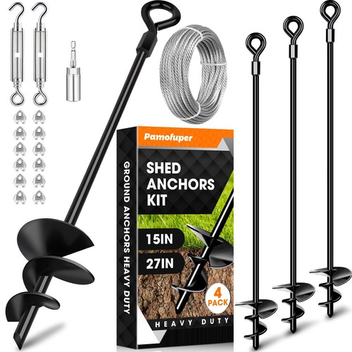 Shed anchor kit 27in pack - anchor,