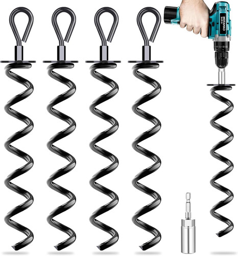 Pack spiral ground anchors - ground,