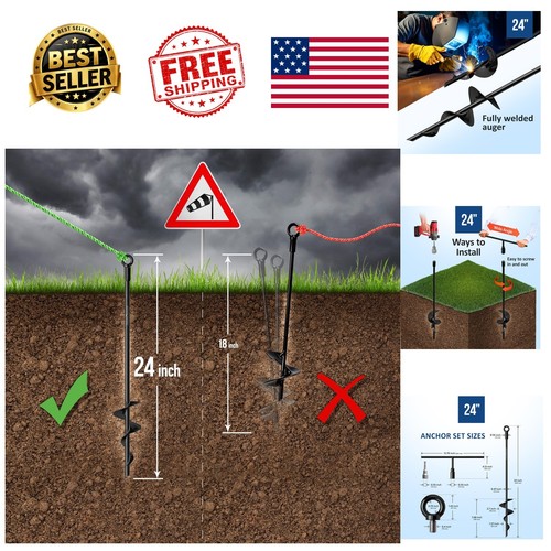 Ground anchors heavy - ground,
