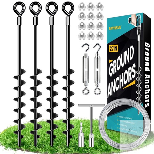 Ground anchors heavy duty - 27",