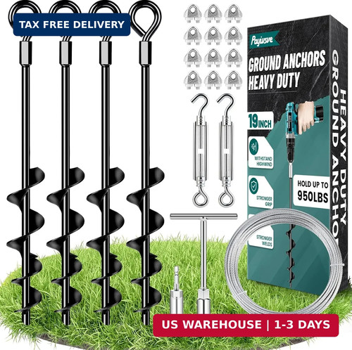 Ground anchors heavy - ground, duty