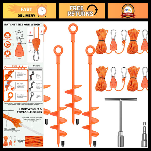 Heavy duty shed anchor kit - shed,