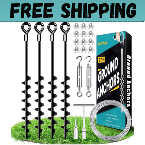 Ground anchors heavy - 27",