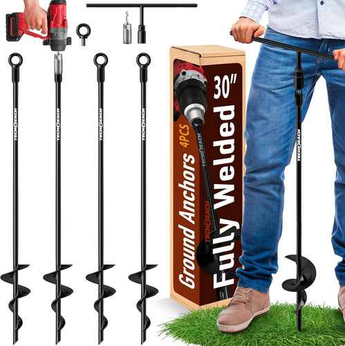 Inch ground anchors - 30,