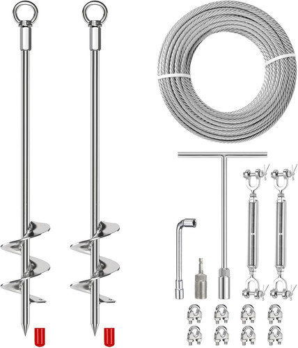 2pcs ground anchors shed - 2pcs,