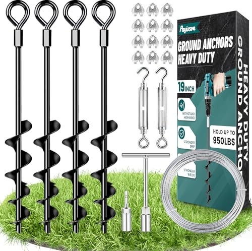 Ground anchors heavy - 19",
