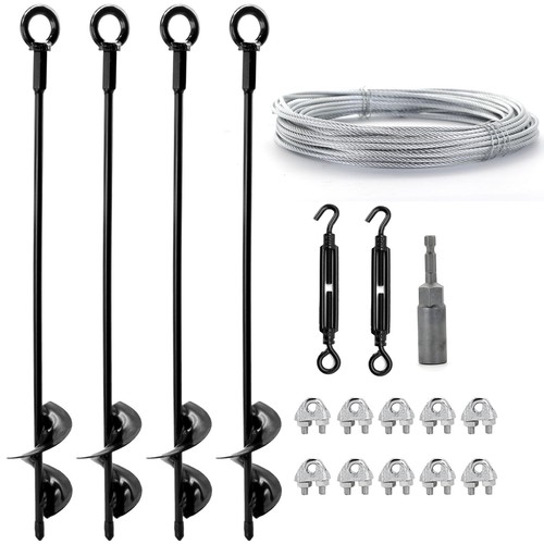 Pack ground anchors - 4,