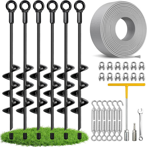 Ground anchors screw - screw, in