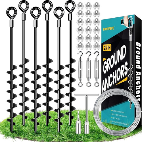 Ground anchors heavy duty - 27",
