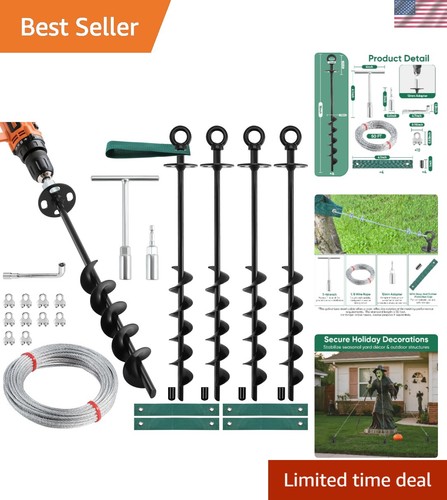 Ground anchors screw - 18'',