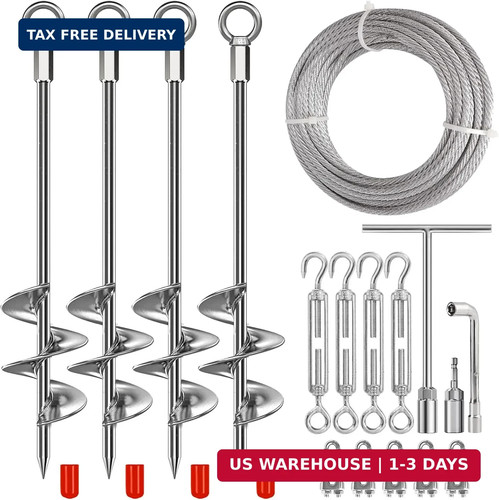 Pack ground anchors shed - pack,