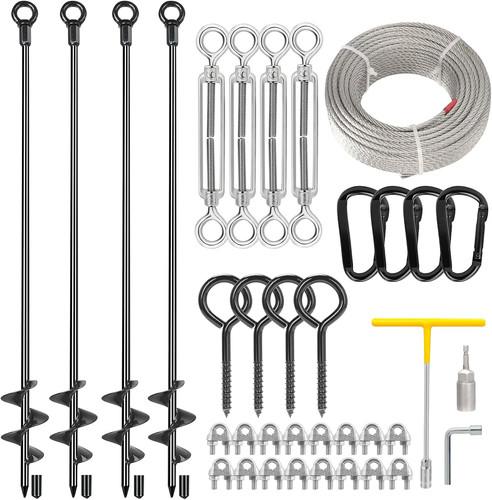 Pcs ground anchors - 4,