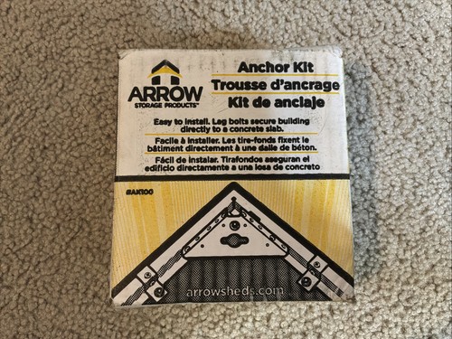 Arrow shed concrete anchor kit - concrete,