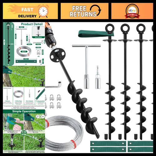 Heavy duty ground anchors - duty,
