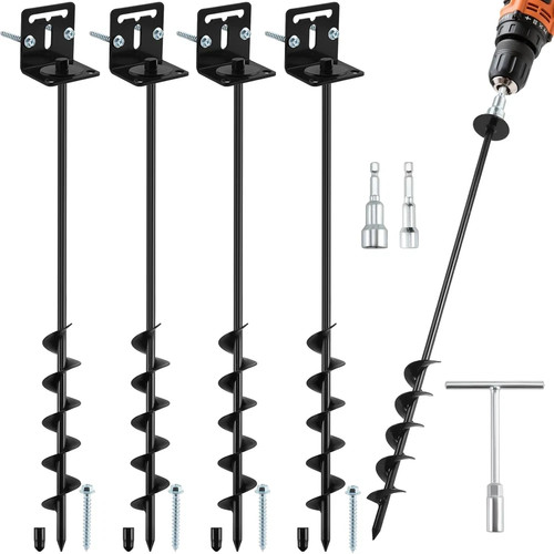 Ground anchors screw - 26", in