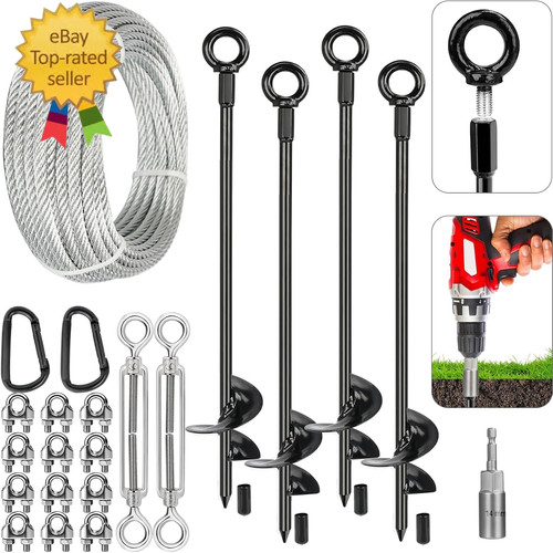 Ground anchors kit - ground, heavy