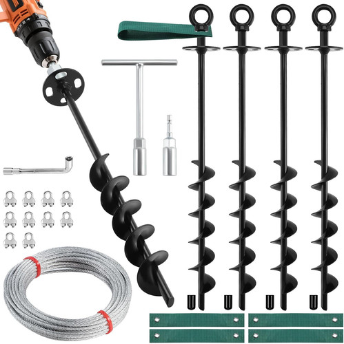 Ground anchors screw - 18'',