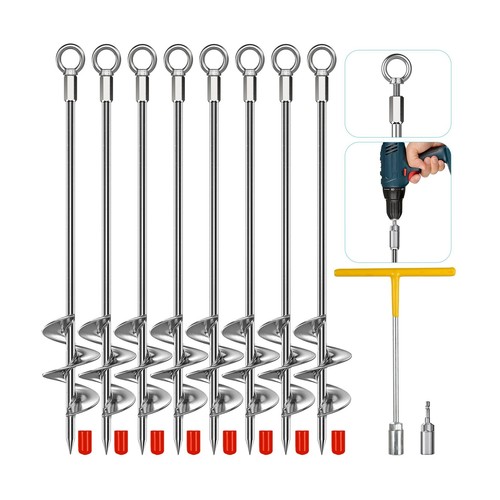 Ground anchors heavy duty 8 - ground,