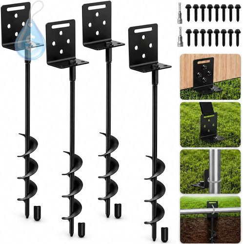 Ground anchors screw - anchors,