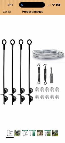Hannger pack ground - hannger, 18"