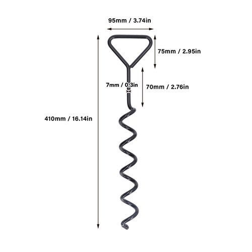 Ground anchors steel stakes - anchors,
