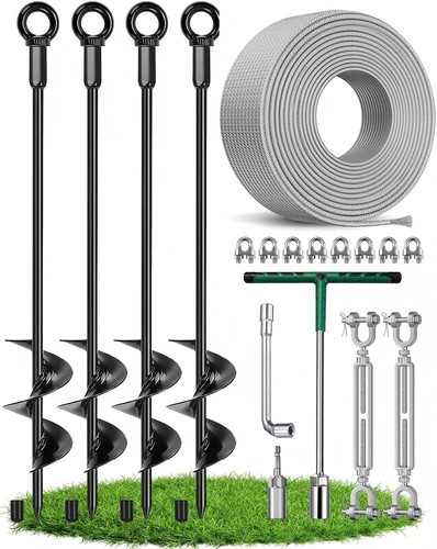 Ground anchors screw in - anchors,