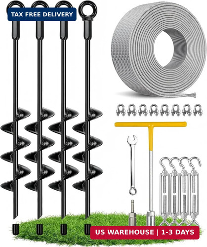 Ground anchors screw in - anchors,