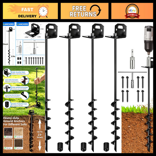 Screw ground anchors - anchors,