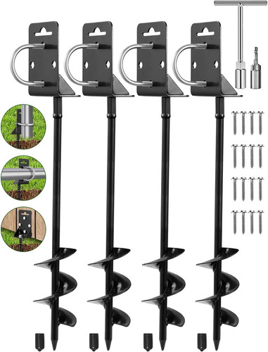 Ground anchors screw - anchors,
