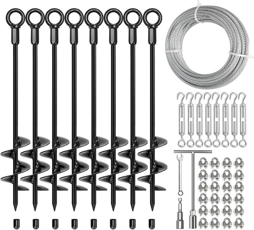 Pack shed anchor kit - 8,