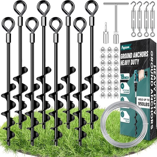 Ground anchors heavy duty - ground,